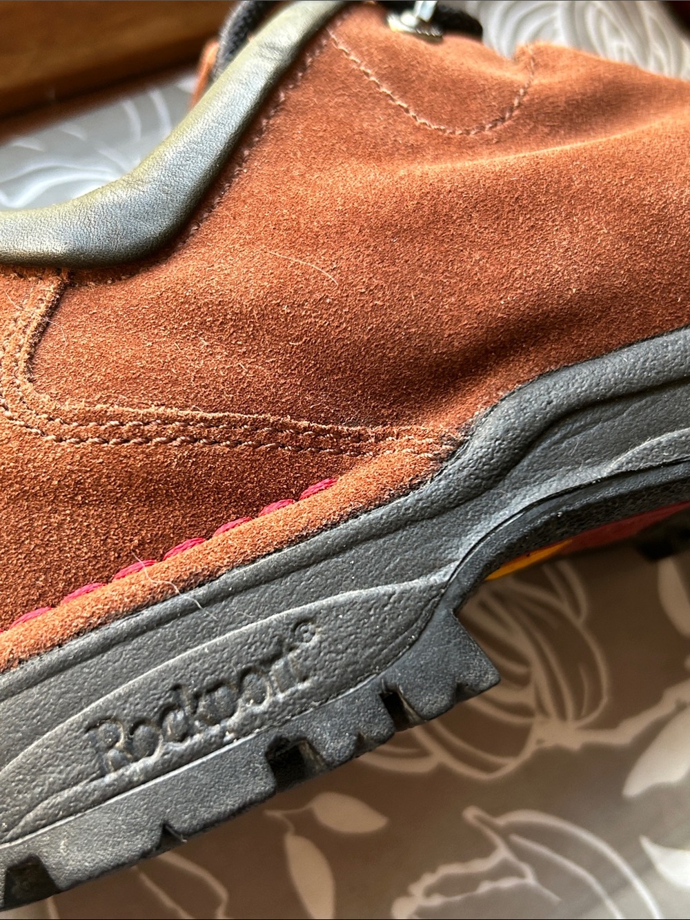 Rockport Brown Suede Hydroshield Waterproof Hiking / work shoe - Women’s size 9